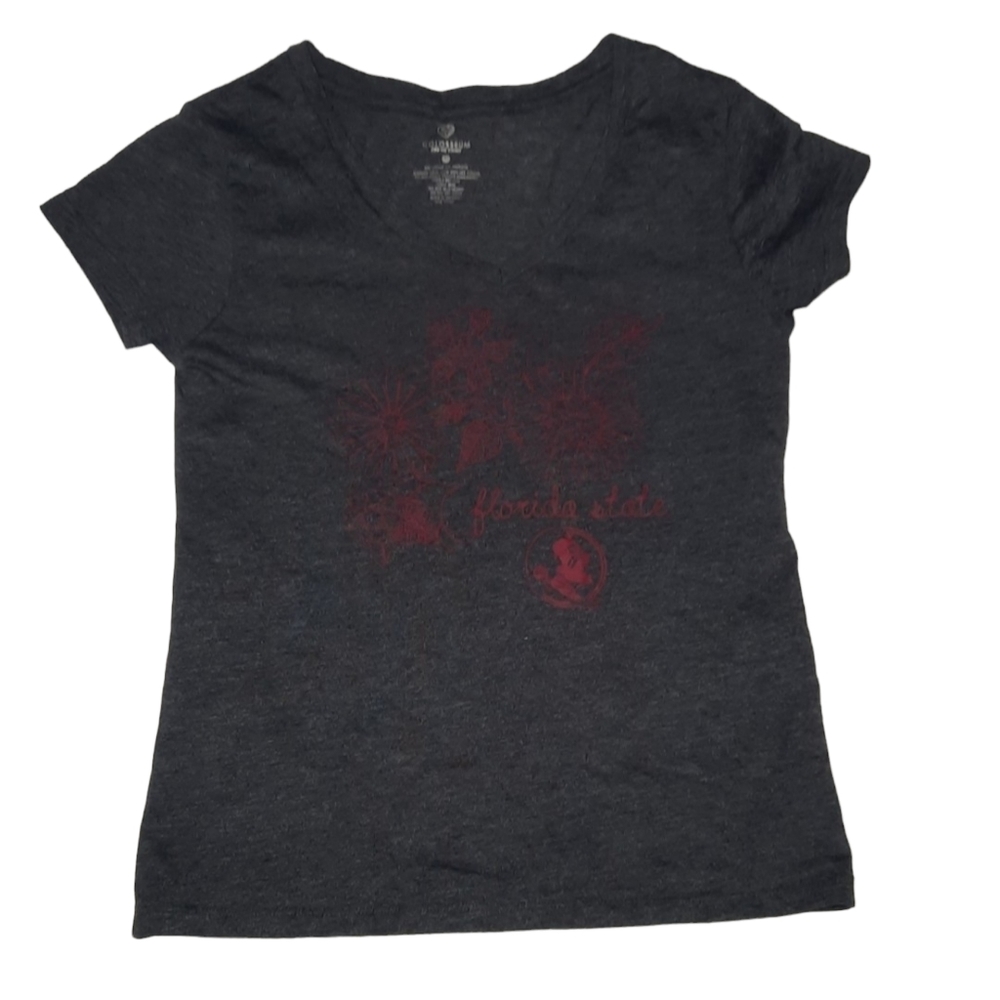 Florida State University Fitted‎ Gray T-Shirt Size L